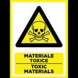 Placuta pentru materiale toxice toxic materials